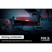 Samsung 990 PRO With Heatsink Solid State Drive PCIe 4.0 1TB Black MZ-V9P1T0GW