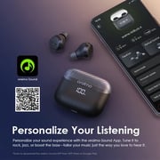 اورايمو سماعات أذن لاسلكية OTW-340 Airbuds 4 باللون الأسود