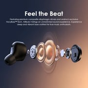 اورايمو سماعات أذن لاسلكية OTW-340 Airbuds 4 باللون الأسود