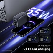Oraimo Hypergan Adaptor With 116CC USB-C To USB-C Cable 1m Black