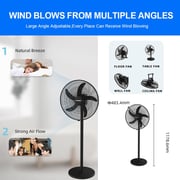 Stargold Rechargeable Fan SG-4065-BK