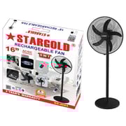 Stargold Rechargeable Fan SG-4065-BK