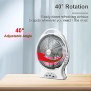 Stargold Rechargeable Fan SG-4066-WT