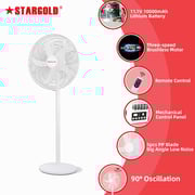 Stargold Rechargeable Fan SG-4065-WT