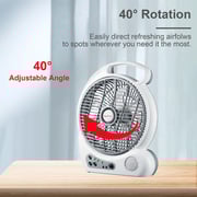 Stargold Rechargeable Fan SG-4067-WT