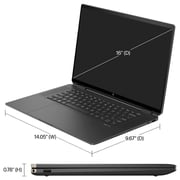HP Spectre 2-in-1 Convertible (2023) Laptop - 1st Series / Intel Core Ultra 7-155H / 16inch WQXGA / 1TB SSD / 16GB RAM / Shared Intel Arc Graphics / Windows 11 Home / English Keyboard / Nightfall Black / International Version - [16-aa0013dx]