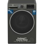 Beko 10/7kg Washer/Dryer, 1400 RPM, 15 Programs, Wash & Wear Program, Manhattan Grey - WD10714M