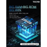Tecno Spark 20 Pro 256GB 12GB Moonlight Black 4G Smartphone - Middle East Version