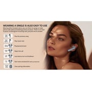 Engage Pods E96 Wireless Earbuds Grey/Blue
