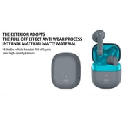 Engage Pods E96 Wireless Earbuds Grey/Blue