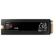 Samsung 990 Pro With Heatsink Internal Solid State Drive PCle4.0 2TB Black/Red MZ-V9P2T0GW