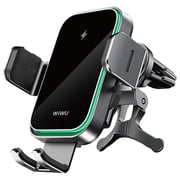 Wiwu Wireless Charging Car Mount Holder Black