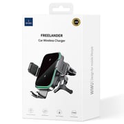 Wiwu Wireless Charging Car Mount Holder Black
