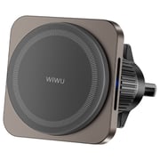 Wiwu Wireless Charging Car Mount Holder Black