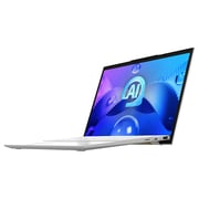 MSI PRESTIGE 13 AI EVO A1MG (2024) Laptop - 1st Series / Intel Core Ultra 7-155H / 13.3inch 2.8K / 1TB SSD / 16GB RAM / Shared Intel Arc Graphics / Windows 11 Home / English & Arabic Keyboard / Pure White / Middle East Version