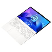 MSI PRESTIGE 13 AI EVO A1MG (2024) Laptop - 1st Series / Intel Core Ultra 7-155H / 13.3inch 2.8K / 1TB SSD / 16GB RAM / Shared Intel Arc Graphics / Windows 11 Home / English & Arabic Keyboard / Pure White / Middle East Version