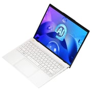 MSI PRESTIGE 13 AI EVO A1MG (2024) Laptop - 1st Series / Intel Core Ultra 7-155H / 13.3inch 2.8K / 1TB SSD / 16GB RAM / Shared Intel Arc Graphics / Windows 11 Home / English & Arabic Keyboard / Pure White / Middle East Version