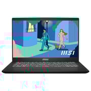 MSI MODERN 14 C7M (2024) Laptop - AMD Ryzen 7-7730U / 14inch FHD / 512GB SSD / 16GB RAM / Shared AMD Radeon Graphics / Windows 11 Home / English & Arabic Keyboard / Classic Black / Middle East Version