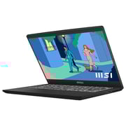 MSI MODERN 14 C7M (2024) Laptop - AMD Ryzen 7-7730U / 14inch FHD / 512GB SSD / 16GB RAM / Shared AMD Radeon Graphics / Windows 11 Home / English & Arabic Keyboard / Classic Black / Middle East Version