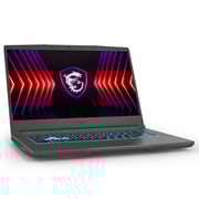 MSI THIN 15 B12UCX Gaming (2024) Laptop - 12th Gen / Intel Core i5-12450H / 15.6inch FHD / 512GB SSD / 8GB RAM / 4GB NVIDIA GeForce RTX 2050 Graphics / Windows 11 Home / English & Arabic Keyboard / Black / Middle East Version
