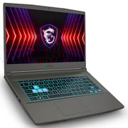 MSI THIN 15 B12UCX Gaming (2024) Laptop - 12th Gen / Intel Core i5-12450H / 15.6inch FHD / 512GB SSD / 8GB RAM / 4GB NVIDIA GeForce RTX 2050 Graphics / Windows 11 Home / English & Arabic Keyboard / Black / Middle East Version