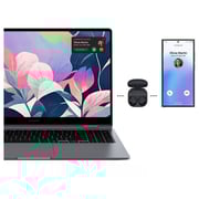 Samsung Galaxy Book 4 360 2-in-1 Convertible (2024) Laptop - 1st Series / Intel Core 7-150U / 15.6inch FHD / 512GB SSD / 16GB RAM / Shared Intel Graphics / Windows 11 Home / English Keyboard / Gray / International Version - [NP750QGK-KG3US]