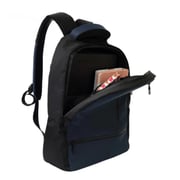 Dawenha Leather Backpack – Navy Blue