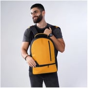 Dawenha Leather Backpack – Mango Yellow