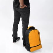 Dawenha Leather Backpack – Mango Yellow