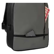 Dawenha Leather Backpack - Gray