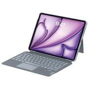Smartix Wireless Keyboard Case With Trackpad Grey iPad Air 13Inch /Pro 12.9Inch