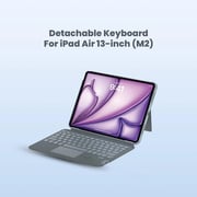 Smartix Wireless Keyboard Case With Trackpad Grey iPad Air 13Inch /Pro 12.9Inch