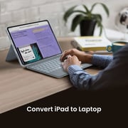 Smartix Wireless Keyboard Case With Trackpad Grey iPad Air 13Inch /Pro 12.9Inch