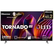 تلفزيون هيسينس الذكي بشاشة UHD وتقنية QLED دقة 4K قياس 55 بوصة (موديل 2024) 55Q7N