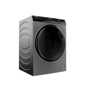 Haier Front Load Washing Machine with direct motion inverter, Super Drum, 8KG, 1400 RPM, Silver- HW80-B14959S6TU1
