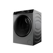 Haier Front Load Washing Machine with direct motion inverter, Super Drum, 8KG, 1400 RPM, Silver- HW80-B14959S6TU1