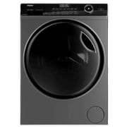 Haier Front Load Washing Machine with Direct Motion Inverter Motor, Super Drum, 9KG, 1400 RPM, Dark Silver- HW90-B14959S6TU1