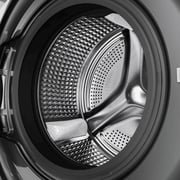 Haier Front Load Washing Machine with Direct Motion Inverter Motor, Super Drum, 9KG, 1400 RPM, Dark Silver- HW90-B14959S6TU1