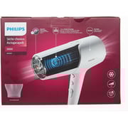 Philips Series 5000 Hair Dryer with Thermoprotect Technology , White - bhd500/00
