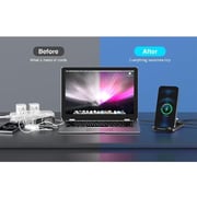 Digitplus 3-in-1 Wireless Charging Station Black