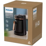 Philips Series 5000 Turkish Coffee Machine, 4 Cups, Black - HDA150-60