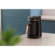 Philips Series 5000 Turkish Coffee Machine, 4 Cups, Black - HDA150-60