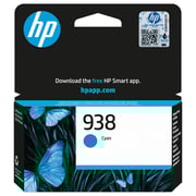 HP 938 Original Ink Cartridge Cyan