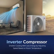 Gree Split Air Conditioner i CHARMO-36C3, 3.0 Ton, Inverter Compressor, R410A, Wi-Fi App Control, 3D Air Flow, Turbo Mode