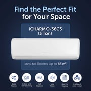 Gree Split Air Conditioner i CHARMO-36C3, 3.0 Ton, Inverter Compressor, R410A, Wi-Fi App Control, 3D Air Flow, Turbo Mode