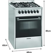 Daewoo 4 Burner Gas Cooker DGE-S664HE