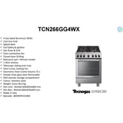 Tecnogas 4 Burner Gas Cooker TCN266GG4WX