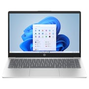 HP (2024) Laptop - 13th Gen / Intel Core i7-1335U / 14inch FHD / 512GB SSD / 16GB RAM / Shared Intel Iris Xe Graphics / Windows 11 Home / English & Arabic Keyboard / Natural Silver / Middle East Version - [14-EP0013NE]