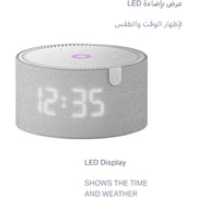 ياسمينا Y-00020 مكبر صوت ذكي متطور مدعم بخاصية الذكاء الاصطناعي الشبيه بالإنسان حجم ميني باللون الرمادي