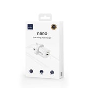 Wiwu Nano Power Adapter 2-Ports 33W GaN , White - WI-U008